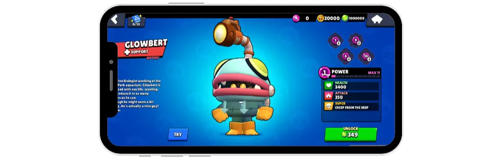 New Brawler: Glowbert